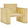 vidaXL Garden Lounge Set Natural wood Treated pine wood 3 Piece Durable