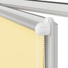 vidaXL Roller Blind Yellow 100% Polyester 45.3 x 68.9 in Reversible