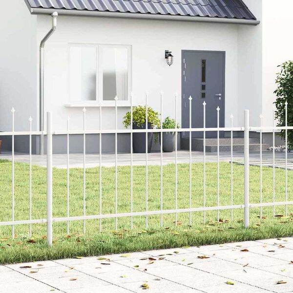 vidaXL Garden Fence White 850 x 100 cm