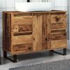 vidaXL Bathroom Sink Cabinet Old wood Engineered wood, iron Medium