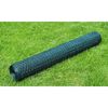 vidaXL Chicken Wire Fence with PVC Coating 82.0x1.6' Green
