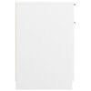 vidaXL Desk Cabinet White Engineered wood Medium Desk Cabinet