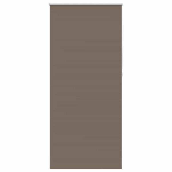 vidaXL Black Out Roller Blinds Coffee Polyester, Aluminum, PVC
