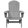 vidaXL Garden Chair 2 pcs Light Grey 82 x 74 x 92 cm Polyethylene