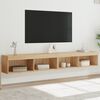 vidaXL TV Cabinet Set of 2 Sonoma oak Engineered wood