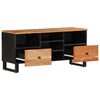 vidaXL TV Cabinet Natural Wood Solid Acacia Wood Medium TV Cabinet