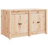vidaXL Outdoor Kitchen Cabinet Natural Pine Solid Pine Wood Medium