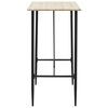 vidaXL Bar Set Oak MDF Large Ergonomic Bar Sets Rectangular Modern