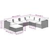 vidaXL Garden Lounge Set Grey and Anthracite