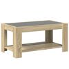 vidaXL Coffee Table Sonoma Oak Engineered Wood Medium Coffee Table