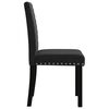 vidaXL Dining Chairs 6 pcs Black Velvet