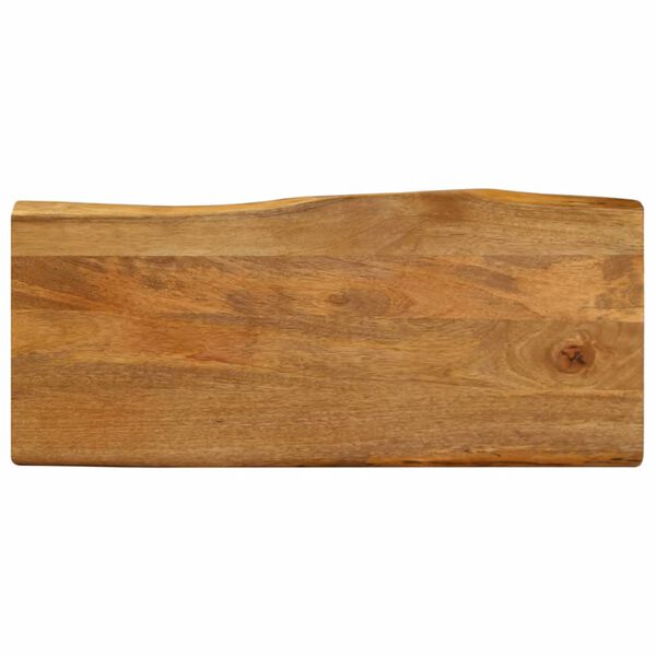 vidaXL Table Top 31.5"x15.7"x1.5" Live Edge Solid Wood Mango