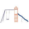 vidaXL Outdoor Playset Brown Solid Douglas Fir wood Large Seats Many