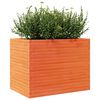 vidaXL Garden Planter Wax Brown Vacuum pressure treated solid pine wood