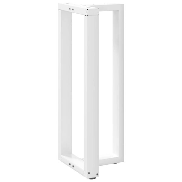 vidaXL Bar Table Leg White Powder-coated steel Medium