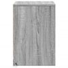 vidaXL Bedside Cabinet Grey Sonoma Engineered wood Medium