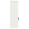 vidaXL Bookcase White Engineered Wood Compact Bookcase Rectangular