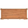 vidaXL Desk Teak Wood Teak Wood, Plywood Medium Desk Rectangular