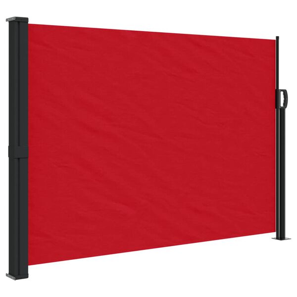 vidaXL Retractable Side Awning Red