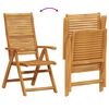 vidaXL Garden Dining Set 5 pcs Brown Solid Acacia Wood