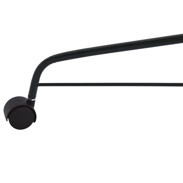 vidaXL Christmas Tree Stand Black Steel 34.3 in x 32.3 in x 10.4 in