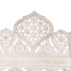 vidaXL Hand carved 5-Panel Room Divider White 78.7"x65" Solid Mango Wood