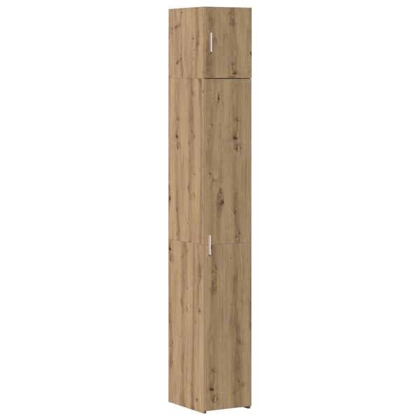 vidaXL Slim Storage Cabinet artisan oak 30 x 42.5 x 225 cm
