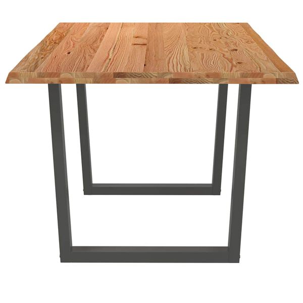 vidaXL Dining Table Light Brown, Anthracite