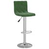 vidaXL Bar Stool Set of 2 Dark Green