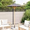 vidaXL Garden Parasol Dark gray 150 x 150 x 210 cm bamboo