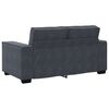 vidaXL Sofa Set Dark Grey Velvet, Metal, Plywood, Solid Wood Large