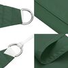 vidaXL Sunshade Sail Oxford Fabric Rectangular 6.6x14.8' Dark Green