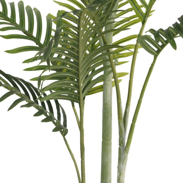 vidaXL Artificial Palm Tree Green Polypropylene and iron wire Medium