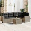 vidaXL Garden Sofa Set Light gray