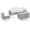 vidaXL Garden Lounge Set Grey, anthracite