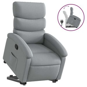 vidaXL Stand Up Recliner Chair Light grey