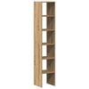 vidaXL Bookcase Set of 2 Artisan oak Engineered wood