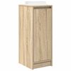 vidaXL Shoe Cabinet Sonoma Oak Engineered Wood Compact Shoe Cabinet