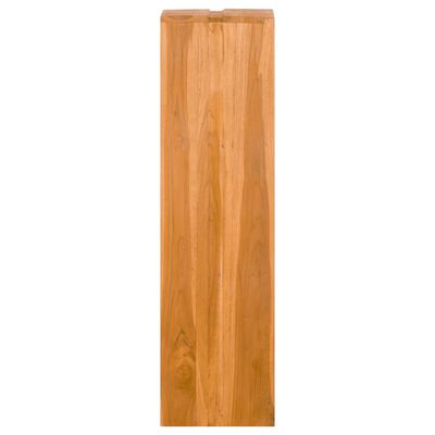 vidaXL Bookshelf 11.8"x11.8"x43.3" Solid Teak Wood