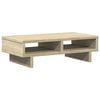 vidaXL Monitor Stand Sonoma Oak 19.7x10.6x5.9" Engineered Wood