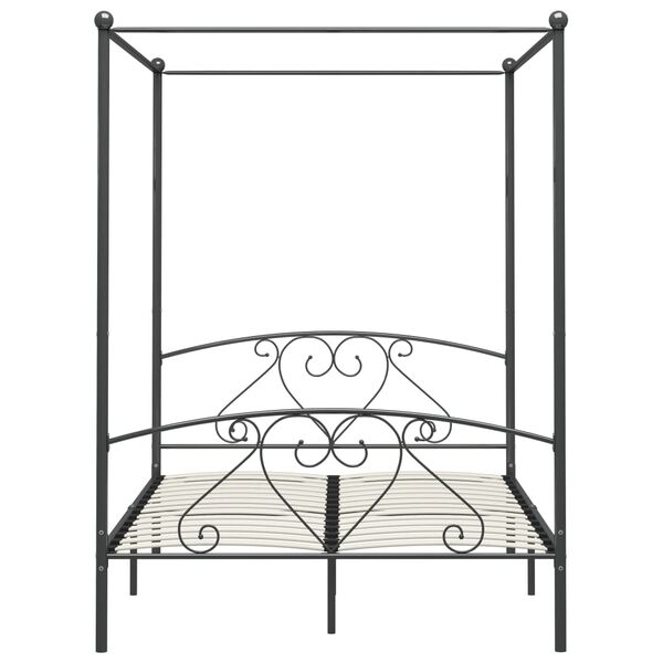 vidaXL Bed Frame Classic/Traditional Canopy Bed Frame Rectangular