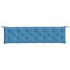 vidaXL Garden Bench Cushion Melange blue Fabric (100% polyester)