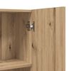 vidaXL Washing Machine Cabinet Artisan Oak 25.2x10.0x74.8"
