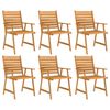 vidaXL Outdoor Dining Set Solid Acacia wood Medium Seats Many