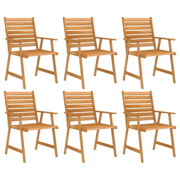 vidaXL Outdoor Dining Set Solid Acacia wood Medium Seats Many