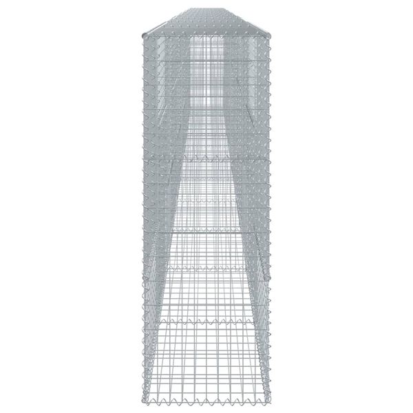vidaXL Gabion Basket Silver Galvanized Iron Large Heavy Weight Endurance