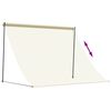 vidaXL Retractable Awning Cream 78.7"x59.1" Fabric and Steel