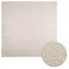 vidaXL Rug Cream Polypropylene 94.5 x 94.5 in UV-resistant materials