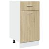vidaXL Kitchen Cabinet Set Sonoma Oak Engineered Wood Large