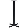vidaXL Bistro Table Leg Black Cast iron Medium Industrial